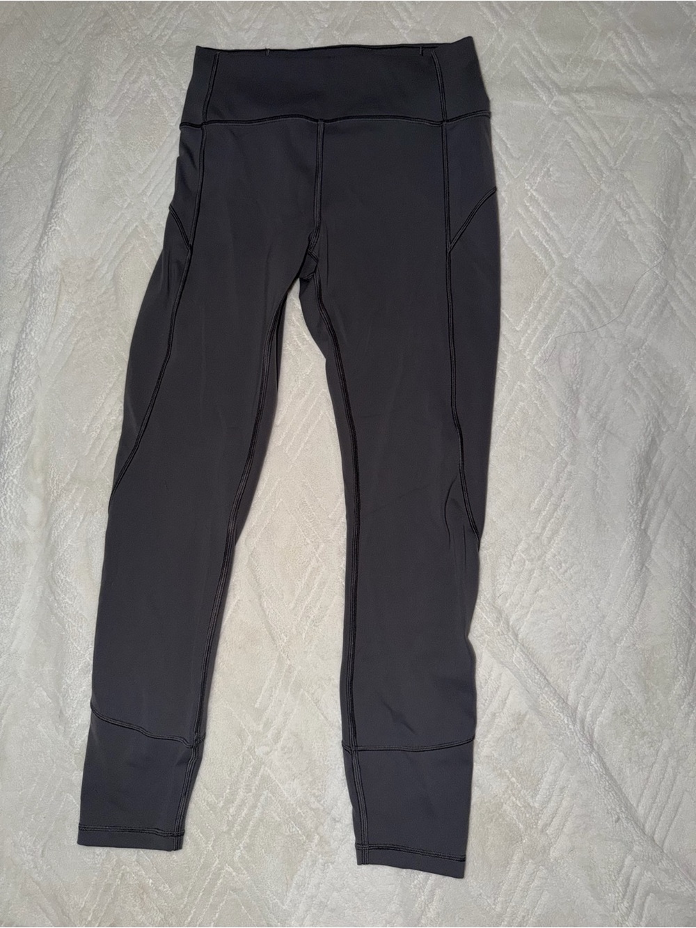 High-Waist Black Athletic Leggings